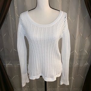 Liz Claiborne Crochet Long Sleeve Top